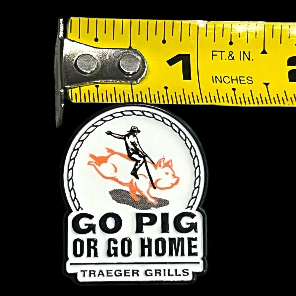 Traeger Pellet Grills "Flying Razor Pig" & "Go Pig or Go Home" Pin Set - Picture 6 of 7